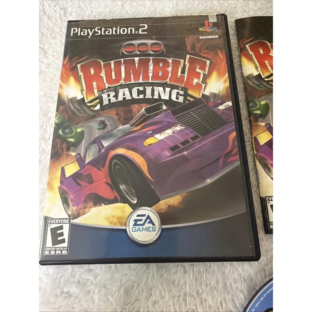 Rumble Racing Sony PlayStation 2 PS2 Complete Manual CIB Rare EA Games